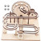 Toyvian Toys for Boys 3d Wooden Marble Run Puzzle Set Hand Cranked Track with Rolling Beads Stem Educational Building for Engaging and Interactive Fun Run Accessories Toy