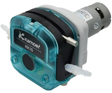 Kamoer KKDD kleine peristaltische Pumpe 12V Gleichstrommotor 1240ml/min hohe Durchflussmenge Flüssigkeitsdosierpumpe für viskose und nicht viskose Flüssigkeitstransfer