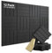 Soundsbay Acoustic Wall Panels Self-adhesive, 12 Pack Sound Proofing Panels High Density Sound Absorbing Panels for Podcast Studio, Living Room, Offices, Black 30x30x0,9cm