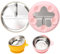 CLDY 4 Pack Stainless Steel Baby Plates and Bowls Sets - with 100% Silicone Suction Plate Base, Toddler weaning wlates Dinner Set - Unbreakable Divider Plates - BPA-Free - for Toddlers & Baby Gift