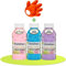 Fingerfarben kinder ungiftig ab 1 jahr ChildGen, Bio Fingermalfarben, Fingerfarben Baby ungiftig Bio, geeignet zum Malen für Kindergarten, Schulen oder Zuhause, Handfarben Kinder, Fingerfarbe -3x350ml