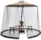 Aprilsunnyzone Outdoor Umbrella Screen Cover 9 Ft With Zipper Door Weighted Base For Garden Patio Table(A)