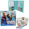 alles-meine.de GmbH 200 TLG. Set: XXL Stifte-Koffer - die Eiskönigin - Frozen incl. Namen - Malkoffer mit Stiften + Öl Pastellkreide + Sticker + Wachsmal Farben - Kinder Bast..