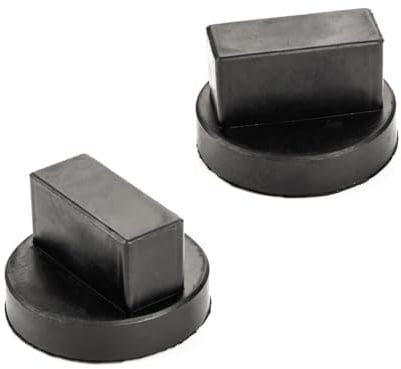 LST Wagenheber Aufnahme (2er Set) Adapter Gummiplatte Hebebühne Gummiblock textilverstärkt Unterbock Karosserieheberaufnahme Werkstatt kompatibel mit BMW Land Rover Mercedes-Benz Mini Rolls-Royce