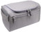 Trousse de Toilette Organisateuer de Toilette Sac de Toilette Homme Femme étanche Kit de Rasage Cosmétique Organisateur avec Crochet et Poignée pour Voyage Gym Business et Vacance Gris