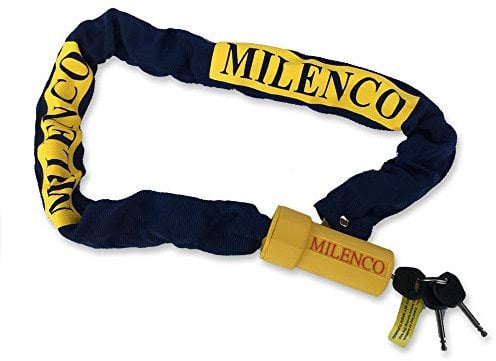 Milenco Coleraine Motorcycle Scooter 9mm Chain Lock x 1.4 M Motorbike Security Device