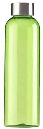 eBuyGB BPA Free Tritan Plastic Reusable Leakproof Eco-Friendly Travel Sports Fitness Gym Water Bottle, 650ml, Lime Green