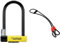 Kryptonite New York Standard Lock with Flex Frame U-Bracket - Yellow, Standard Shackle & loop cable Krypto Flex 213cmx10mm, grey