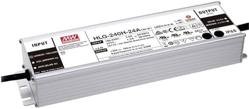 Mean Well HLG-240H-24AB LED-Treiber Konstantspannung 240W 5-10A 22.4-25.6 V/DC dimmbar, 3 in 1 D