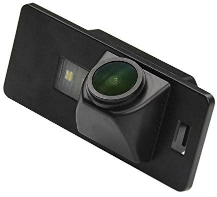 Telecamera di retromarcia HD 1280 x 720p integrata nella luce della targa, telecamera di backup per Audi A3 8P 8V S3 A4 B6 B7 B8 S4 A6 C6 S6 RS6 A8 RS4 TT 8N Q3 Q5 Q7 (modello B = Clip ConnectorStyle)
