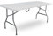 TERRE JARDIN - Table Pliante, 8 Places 180 x 74 x 74 cm,175 kg Max - Table Pliante Exterieur, Interieur Rectangulaire - Table de Jardin Pliante Blanche, Buffet, Fêtes, Camping - Stable et Robuste