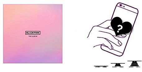 Blackpink 1st Full Album The Album (Version 4) (Incl Mobile Grip Holder, Transparent Photocard Set)