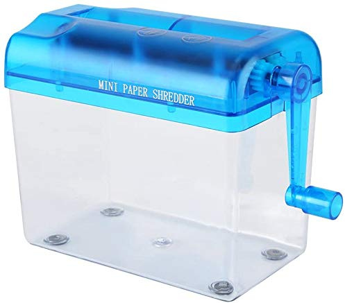 Portable Mini Shredder, Hand Cut Paper Shredder, A6 Paper Documents Handmade Cutting Machine Tool for Office Home School