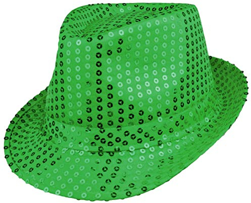 Think Jeck! Paillettenhut Partyhut Disko Accessoire, Karneval, Glitzerhut Glitter, Pailletten Hut
