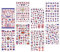 FRCOLOR 8 Feuilles Patriotique Nail Art Stickers Américain USA Drapeau Nail Autocollants 4Th de Juillet Manucure Autocollants BRICOLAGE Accessoires Cadeaux pour Jour de L' indépendance