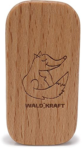 WALDKRAFT Kinder-Nagelbürste Blackforest | Hochwertige Nagel-Bürste für Kinderhände aus Buchenholz | Borsten aus Fibre (vegan) oder Naturborsten (Fuchs, Naturborsten)
