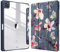FINTIE Custodia per iPad Pro 11 2022/2021/2020/2018 (4ª/3ª/2ª/1ª Generazione) con Pencil Holder, Antiurto Sottile Leggero Posteriore Trasparente Cover Case, Blooming Hibiscus