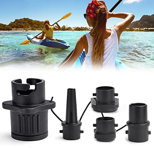 WENRERO Inflatable Boat SUP Pump Adaptor Air Pump Converter and Kite/Boston Valve Standard Conventional Air Pump Multifunctional Air Valve Adapter Spoke Plate Attachment for Kayak Inflatable Boat Bed