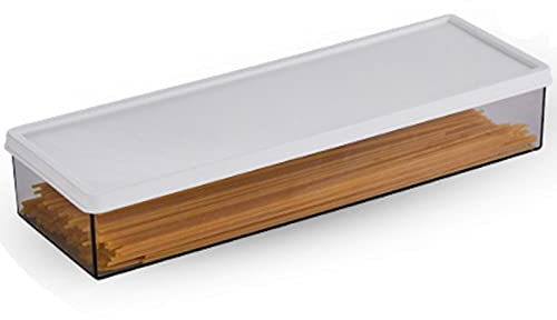 Contenitori Ermetici In Plastica Per Pasta, Barattolo Per Spaghetti Con Coperchi, Contenitori Per Pasta Rettangolari Per Cucina In Frigorifero, Set Di 1 Contenitori Per Alimenti Durevoli E Impilabili