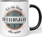 JUNIWORDS Tasse, Ich Bin Dieser legendäre Kettensäger, von dem alle reden, Schwarz (5054982)