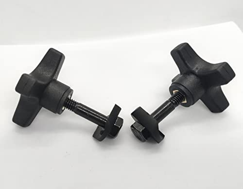 ComsenMed Rollatorknauf, Ersatzarm-Einstellknöpfe für Rollator, 1 Paar (2 Stück), schwarz