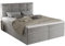 Verona Idee Boxspringbett Keja Kontinental 7 3 Größen Inkl. Lattenrost XXL Bettkasten Grau 140cm X 200cm Bonell Matraze und Toper 4cm