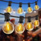 ZYRIVON Guirnalda Luces Exterior, 20M 30+2 G40 Bombillas Luces Led Interior Jardin Inastillable, 2700K Impermeable Cadena Luces con Enchufe Ideal para Terraza,Fiestas,Bodas,Patio,Cafe,Pergola,Navidad