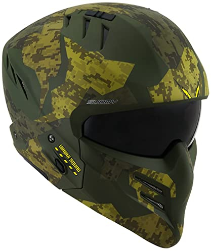 Suomy Armor Urban Squad Jethelm, Dunkles Camouflage, S (55/56)