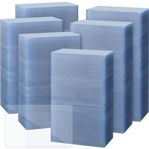 Yexiya Transparente Kunststoff-PVC-Karten für Ausweis-Drucker, Grafikqualität, CR80, 30 mm, blanko, Visitenkarten für Kreditkarten, passend für die meisten Foto-Ausweis-Drucker (500 Stück)