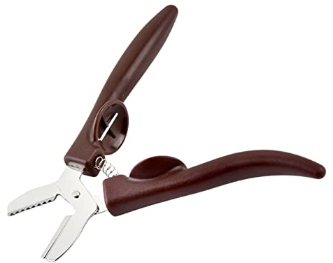 Clip para castañas, Pinzas para, Cascanueces de nueces, Cortador de castañas de Acero Inoxidable, Clip de castaño de Acero Inoxidable, práctico pelador de castañas para la Cocina