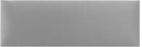 DecoNest Cojín de pared, tapizado de pared, decoración de pared, cabecero de cama, panel acolchado 3D, 100 x 20 cm, color gris claro
