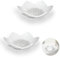 YoHyien 2 Pezzi Porta Saponetta in Silicone, Autosvuotante Porta Sapone Bagno, Piattino Portasapone con Scarico, Portasaponetta Solido per Bagno, Lavandino, Doccia e Cucina (Bianco)