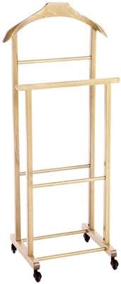 MA MAISON Doppio Indossatore da Camera in Legno di Faggio 43x33xH105cm Per Ordinare e Tenere in Perfetto Stato i Tuoi Abiti - Elegante e Funzionale in Tutti gli Ambienti (Singolo, Faggio Naturale)