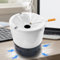 2 in 1 Multifunctional Ashtray - Melamine Material, Powered by AA Batteries, Sucks Away Scattered Ash (White)