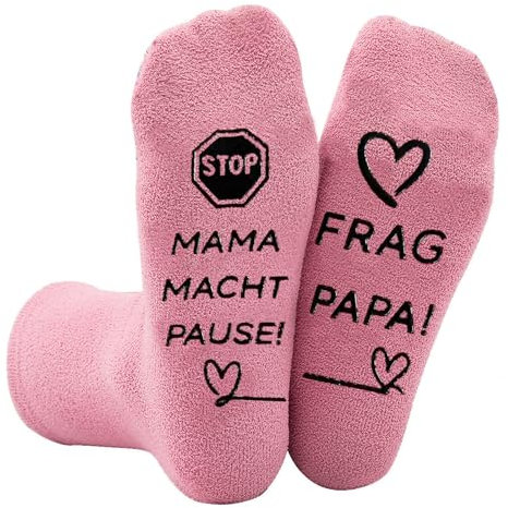 HJSSAA Mama Socken Geburtstagsgeschenk für Mama Geschenke von Kindern für Mama Mutter Geschenke Geburtstag Weihnachtsgeschenke für Mama Geschenke für mütter Beste Mama