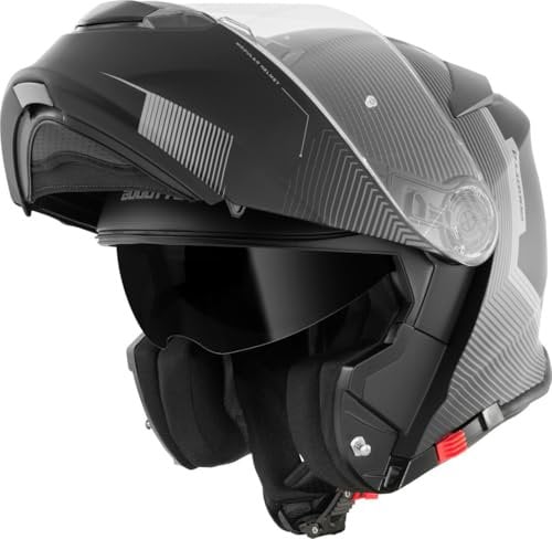 Bogotto H271 Wayke Klapphelm, schwarz matt/grau, 2XL