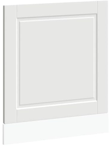 IKAYAA Panel Frontal para Lavavajillas,1.5 cm, Porto, Panel Delantero Lavavajillas Cocina, Puerta Lavavajillas, Blanco 60 x 1.5 x 67 cm