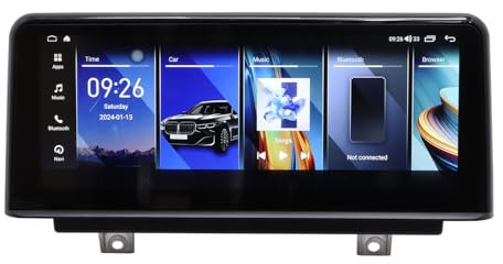 ASVEGE Android 13 Radio Navegador para BMW Serie 1/3 F20 F30(2012-2017) NBT-10.25 Pantalla táctil 8 Core con CarPlay Wireless/Android Auto Bluetooth 4+64 GB