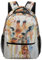 VesFy Kunst Giraffe Kinderrucksack Tier Schulranzen Jungen Casual Daypack Buchtasche Büchertasche Mädchen Junge Kinder One Size