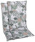 GO-DE Textil Bequeme und attraktive Polsterauflagen für Hochlehner-Gartenstühle (2er-Set, Design: Ginkgoblatt Grün)