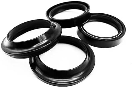Motociclo Elettromobile Scooter Motocross Ammortizzatore Forcella Anteriore Parapolvere Olio Guarnizione(Black)