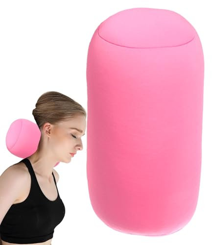 Coussin Rond en Rouleau Cylindrique, Oreiller Cylindrique, Oreiller De Voyage en Microbille, pour Voyage, Dormir, Coussins De Soutien du Dos Et du Cou Coussin for Les Lombaires