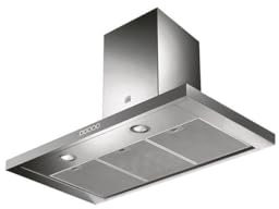 ROBLIN Hotte Décorative Murale Aspirante Inox Largeur 90cm Débit d'air 580 m3/h