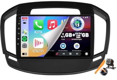 Y300s,YLOXFW Autoradio Android 15.0 Navi 2 DIN Stereo für Regal 2014-2018 Sat GPS Navigation 9 Zoll Cartablet DVD Multimedia Player FM BT Receiver mit Carplay 4G 5G WiFi DSP SWC