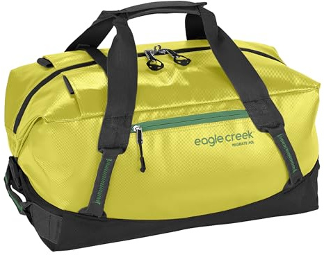 Eagle Creek Migrate Reisetasche 40L I Recyceltes wasserabweisendes Material I Rucksack-Funktion I 40 Liter Volumen I Electric Yellow