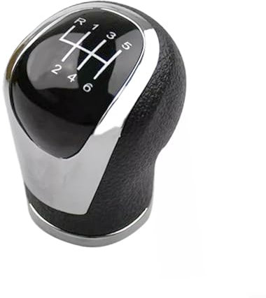 Besttoolifes Pomo de palanca de cambios de cuero para transmisión manual, pieza de repuesto para Nissan Qashqai J11 2013-2022 x-Trail T32 Pulsar C13, color negro