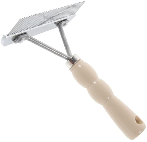 UTHCLO Dog Hair Comb Pet Rake Brush Handle Pet Hair Removal Rake for Large Dogs for Grooming
