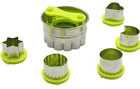 Voarge 6 Stück Edelstahl Keksausstecher, Ausstechformen, Keksausstecher/Ausstecher Linzer, Ausstechformen für Weihnachten, Ausstecher für Plätzchen