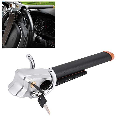 Anti-Theft Steering Wheel Lock, Vehicle airbag Lock, Universal Folding car Steering Wheel Anti-Theft Safety Lock, 3 Direction airbag Lock, 3 Keys