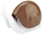 Seifenspender Schnecke Form Flüssigkeitsspender 120ml - Süßer Seifenspender für Küche & Bad (Brown)